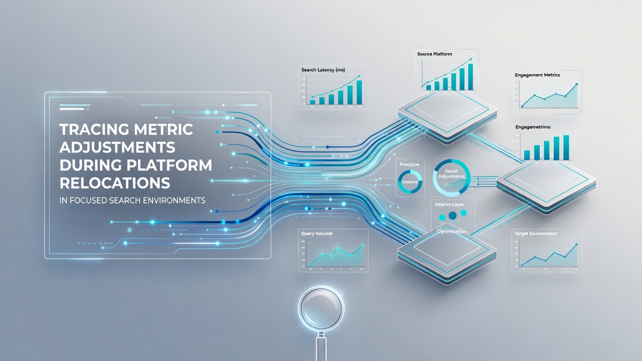 Tracing Metric Adjustments During Platform Relocations in Focused Search Environments